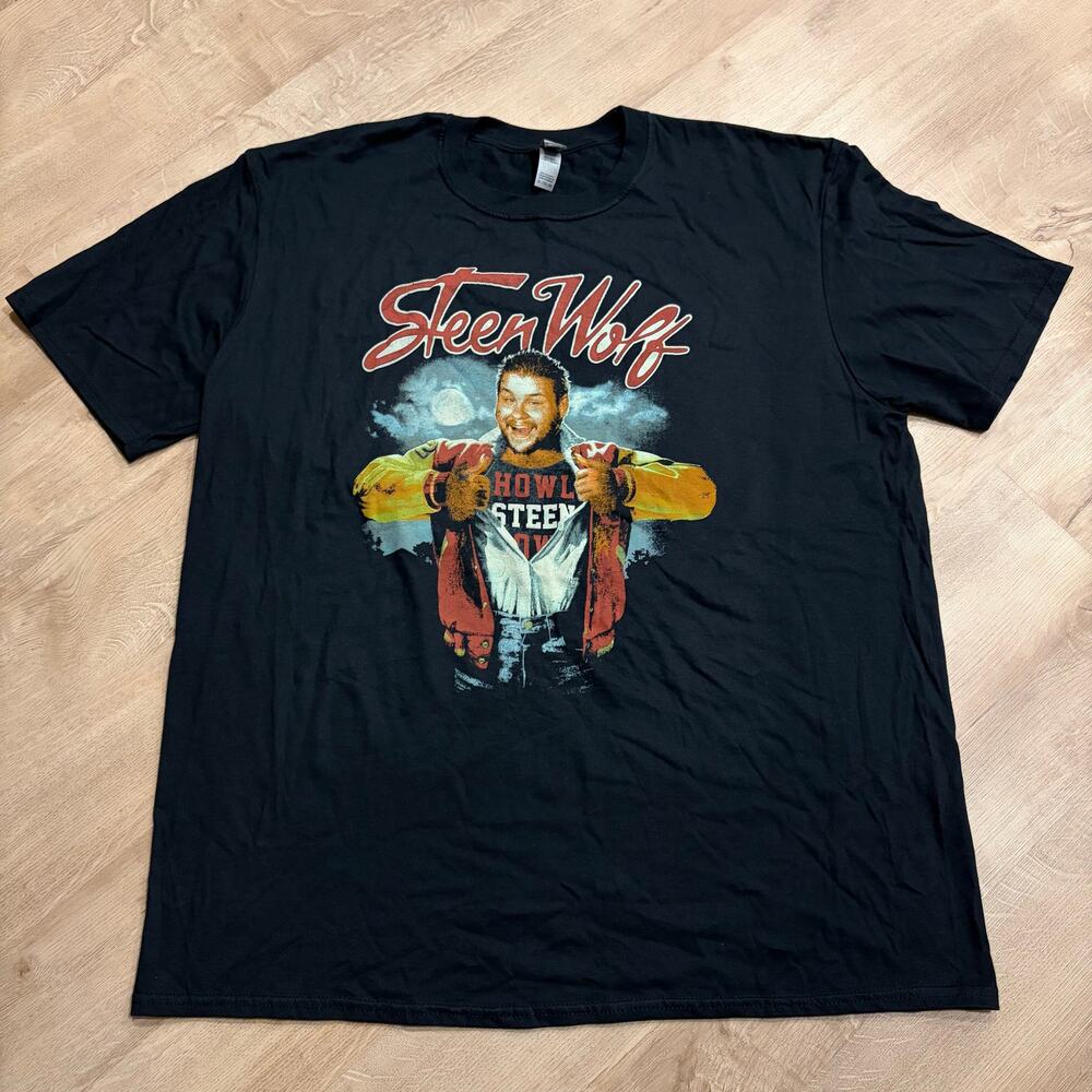 Pro Wrestling Crate Kevin Steen Wolf Kevin Owens Black T-Shirt Men's XL WWE